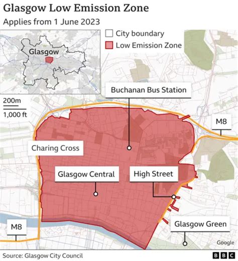 LEZ Glasgow (map & navigation) .